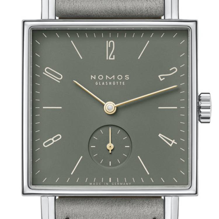 Nomos Glashutte Watch Tetra Ode to Joy Steel Back - Green
