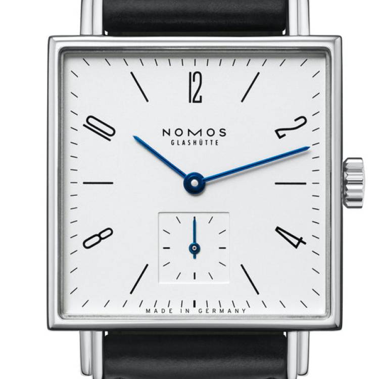 Nomos Glashutte Watch Tetra Steel Back - White
