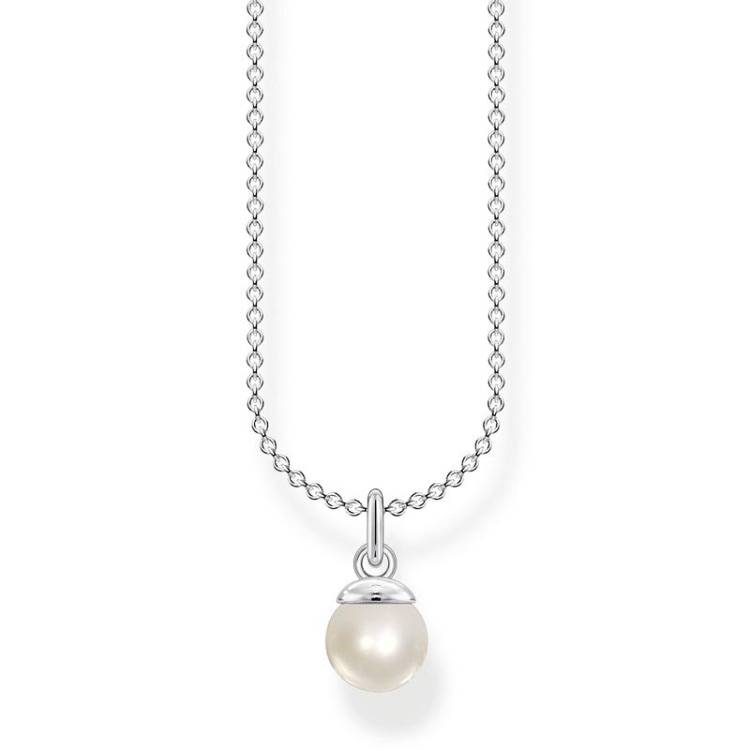 Thomas Sabo Charm Club Sterling Silver Pearl Necklace