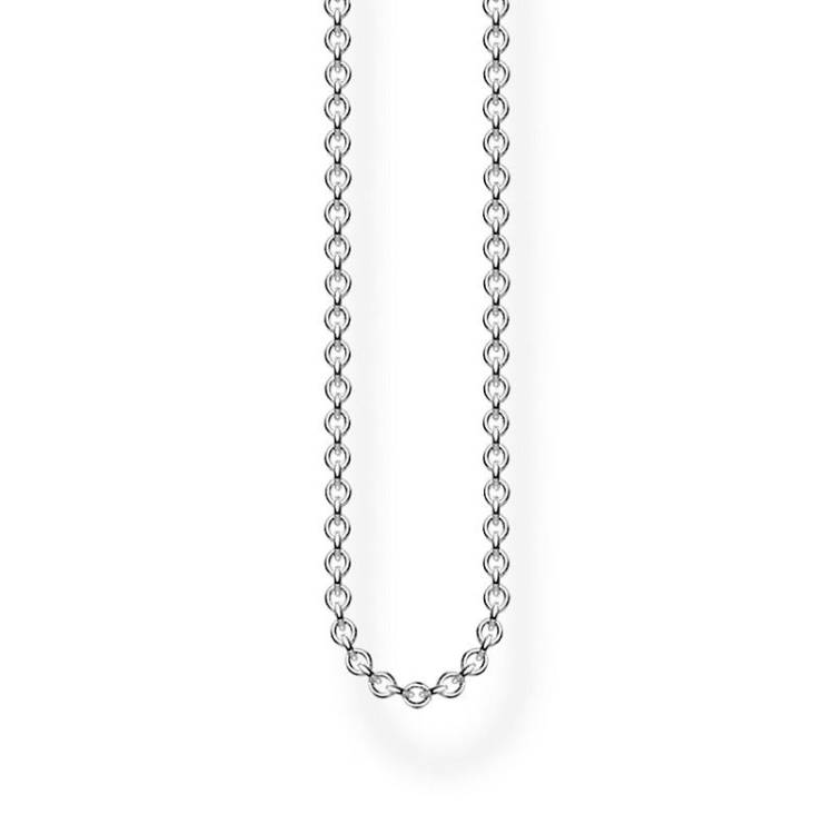 Thomas Sabo Sterling Silver Round Anchor Chain - 90cm