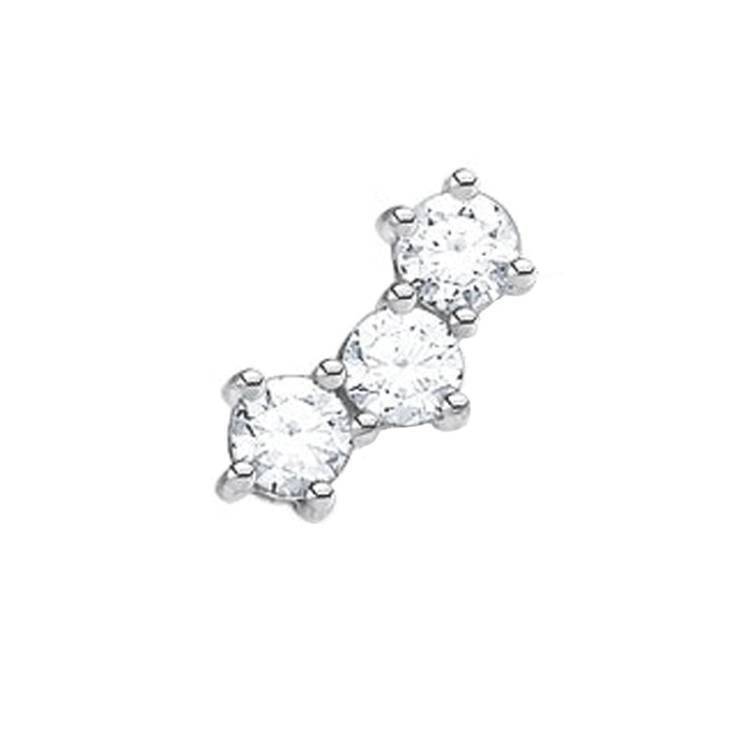 Thomas Sabo Sterling Silver Zirconia Single Stud Earring - Silver