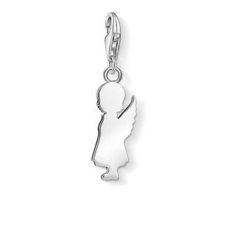 Thomas Sabo Charm Club Sterling Silver Angel Girl Charm D - Silver