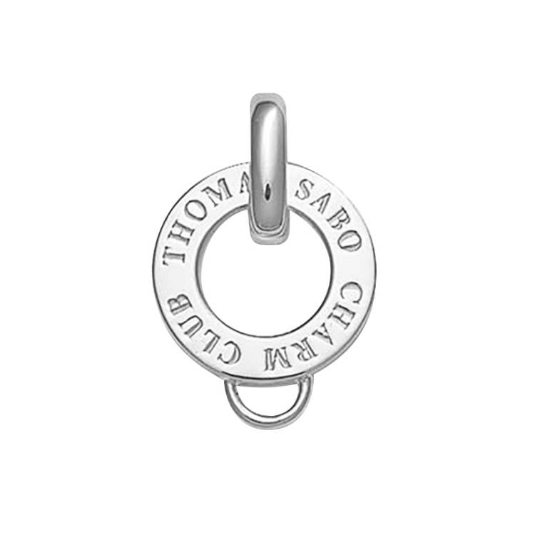 Thomas Sabo Charm Club Sterling Silver Charm Carrier - TITLE Silver