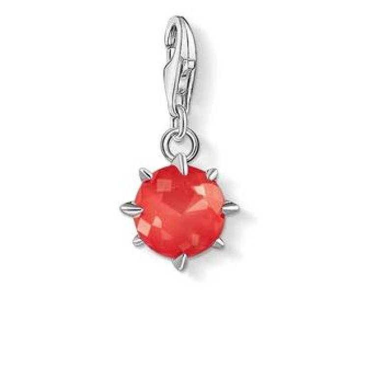 Thomas Sabo Charm Club Sterling Silver July Birthstone Charm - Silver