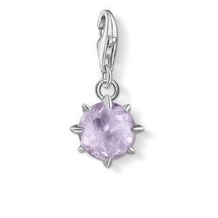 Thomas Sabo Charm Club Sterling Silver June Birthstone Charm - Silver