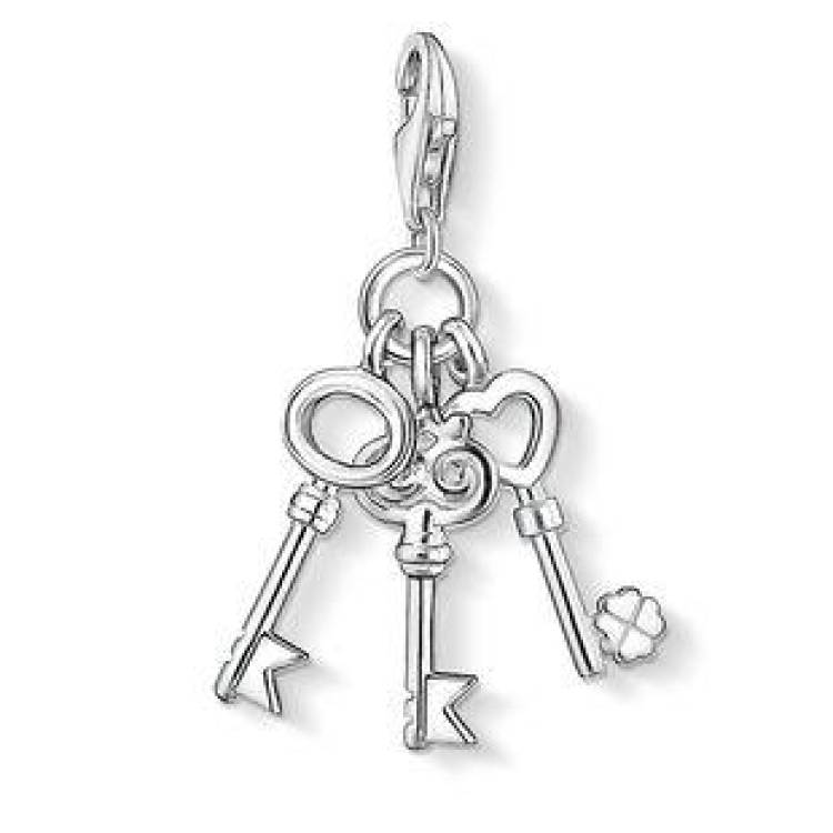 Thomas Sabo Charm Club Sterling Silver Keys Charm