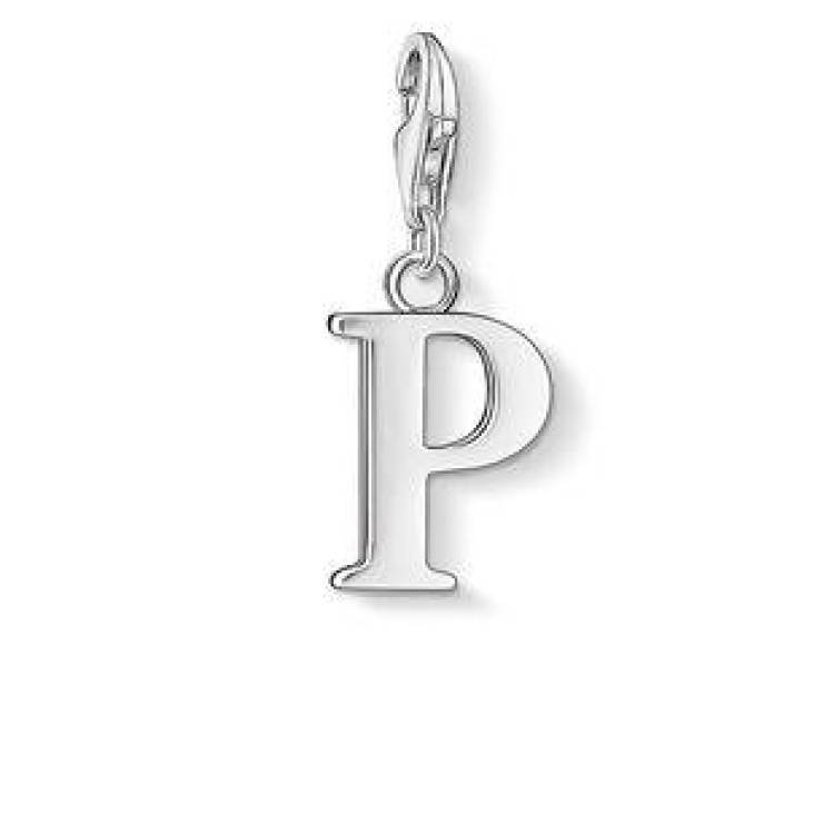 Thomas Sabo Charm Club Sterling Silver Letter P Charm