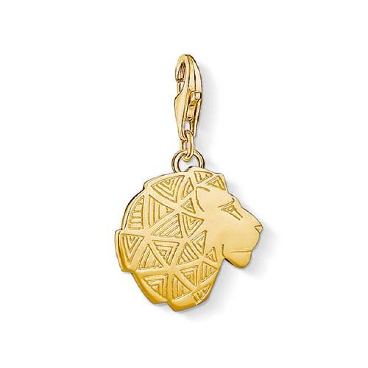 Thomas Sabo Charm Club Yellow Gold Lion Charm D - Yellow Gold