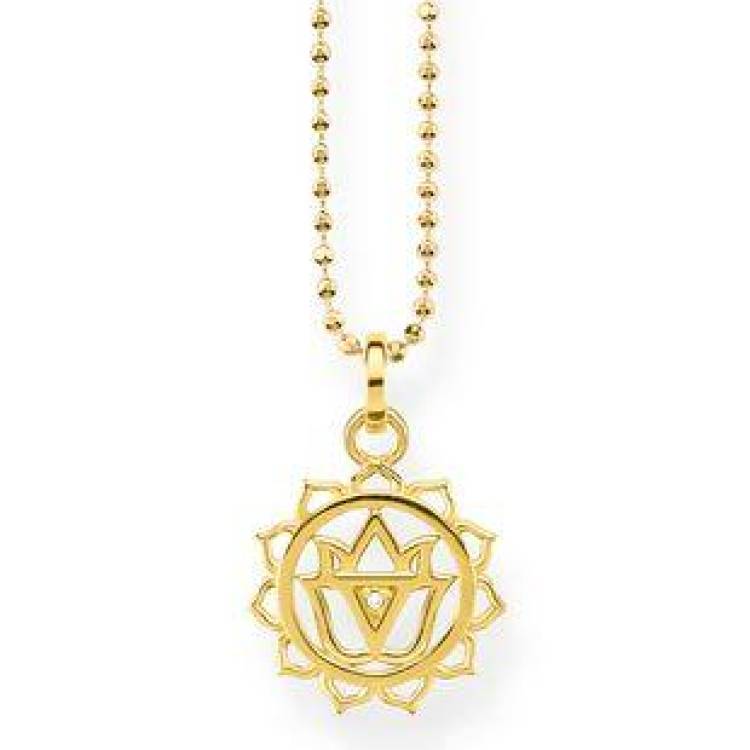Thomas Sabo Glam And Soul Yellow Gold Solar Plexus Chakra Pendant - Yellow Gold