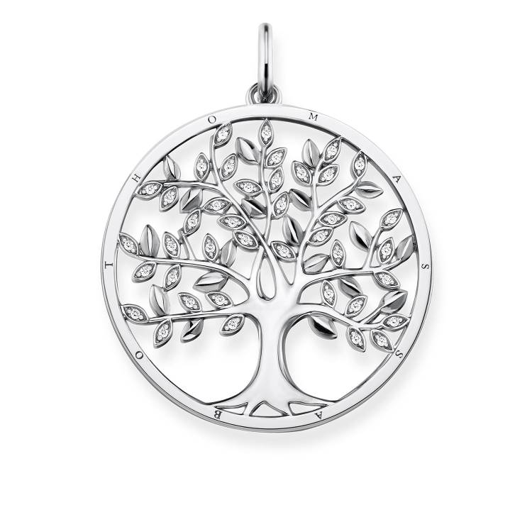 Thomas Sabo Glam & Soul Sterling Silver Tree of Love Pendant - Silver