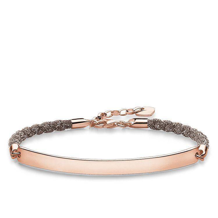 Thomas Sabo Love Bridge Rose Gold Mokuba Bracelet D - Silver