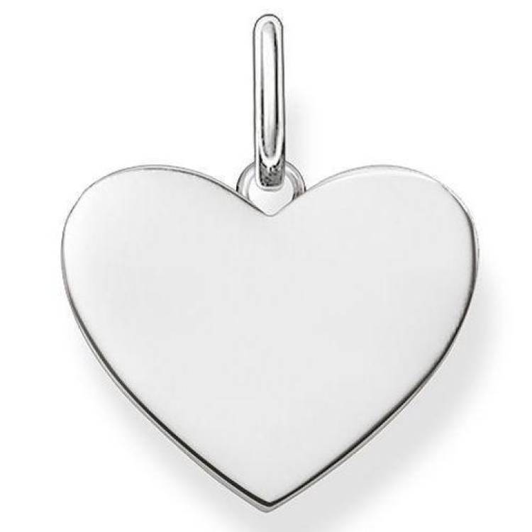 Thomas Sabo Love Bridge Sterling Silver Heart Pendant - Silver