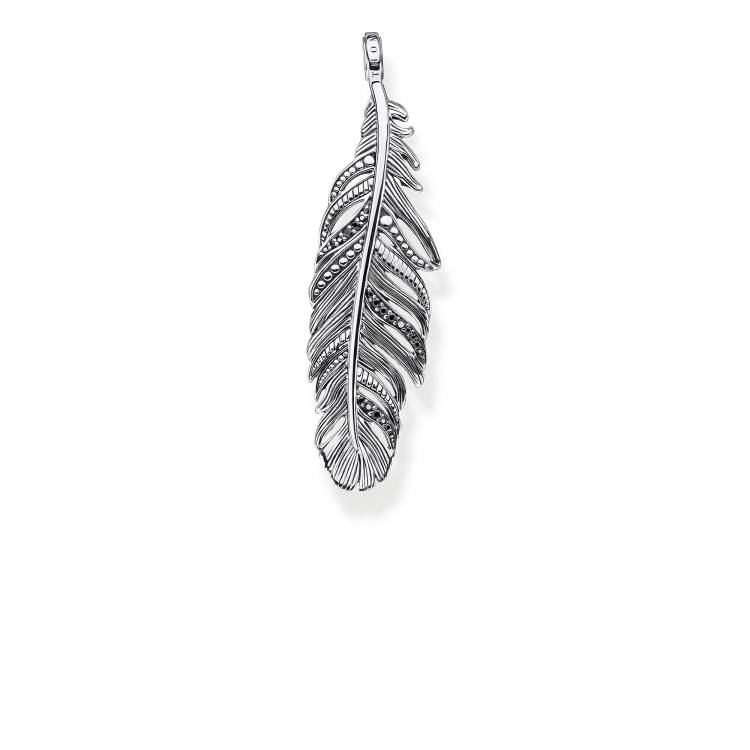 Thomas Sabo Magic Garden Sterling Silver Feather Pendant