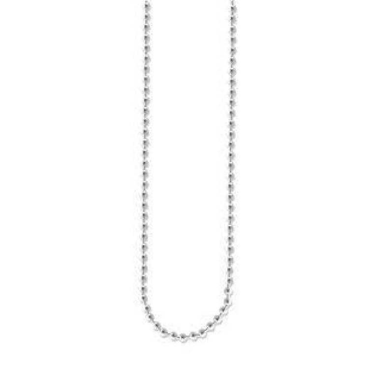 Thomas Sabo Rebel at Heart Sterling Silver Ball Chain - 45cm