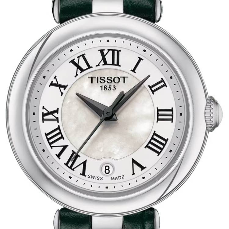 Tissot Watch Bellissima Green Leather