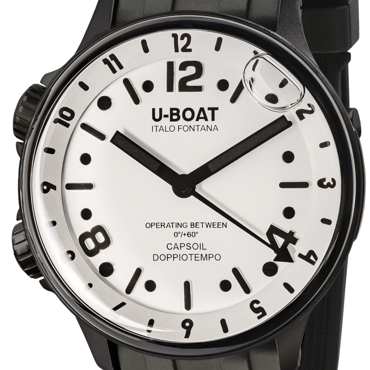 U-Boat Watch Capsoil Doppiotempo 45 DLC White