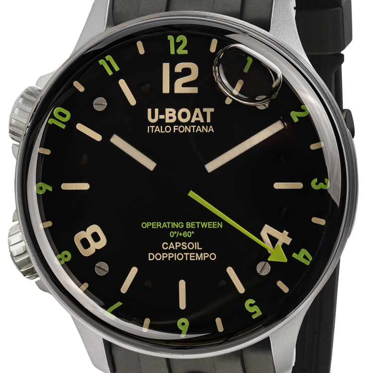 U-Boat Watch Capsoil Doppiotempo 45 SS Green Indices