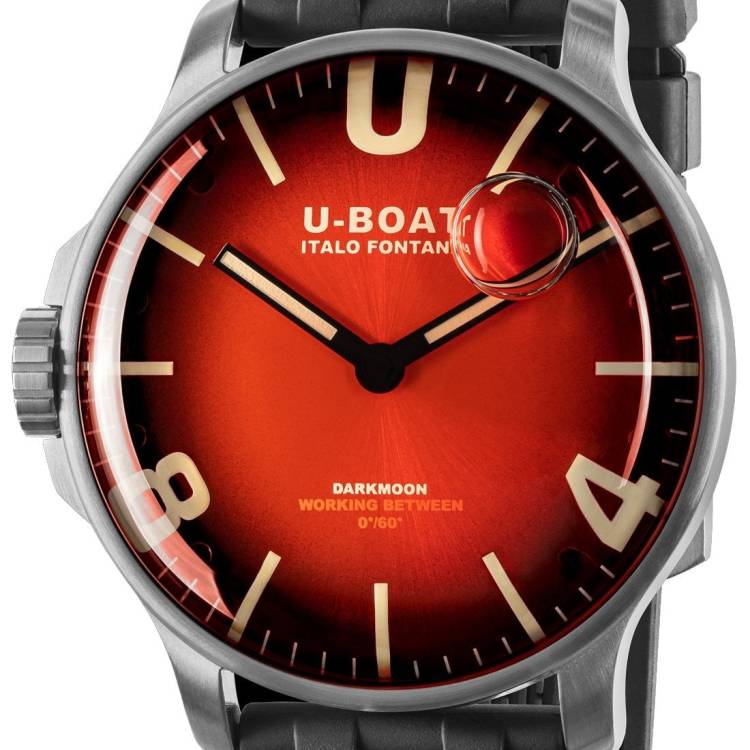 U-Boat Watch Darkmoon 44 Cardinal Red SS - Red