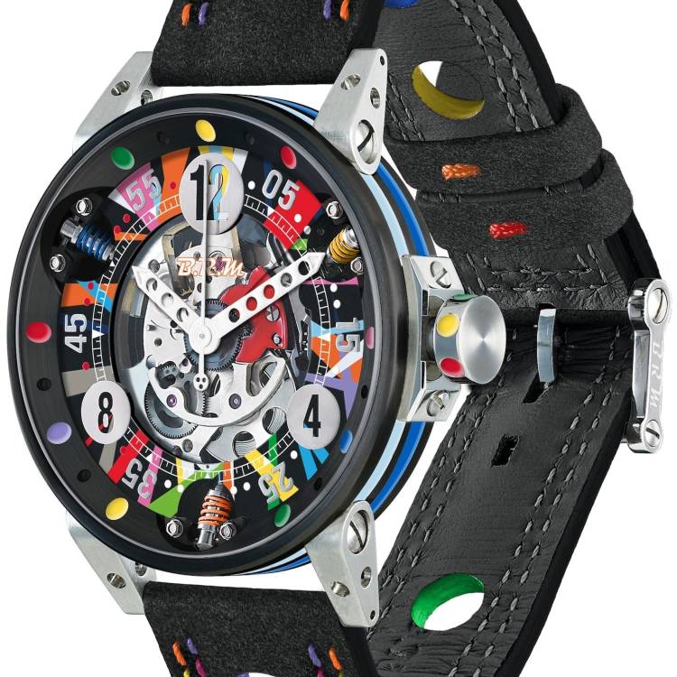 B.R.M. Watch V6-44 SA Art Car Limited Edition - White