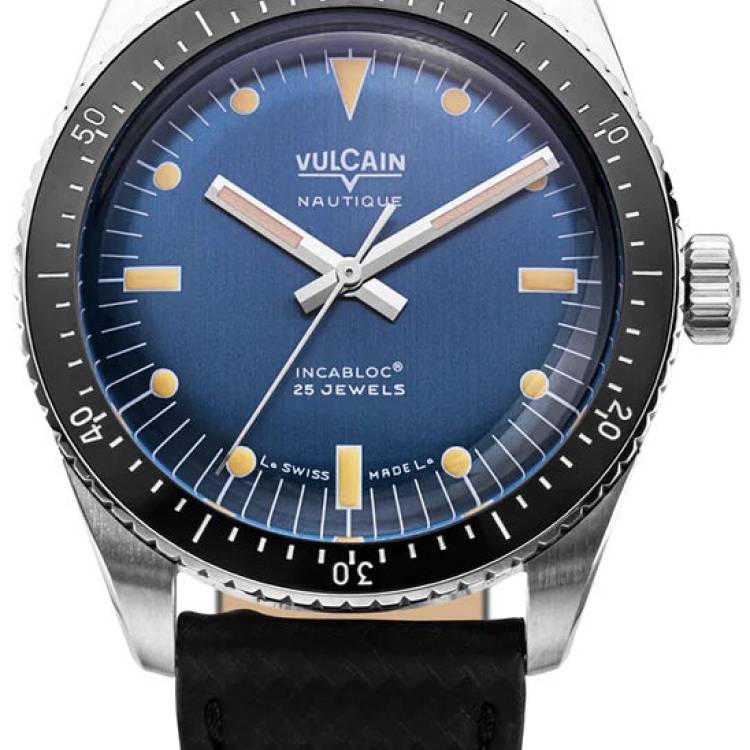 Vulcain Watch Skindiver Blue