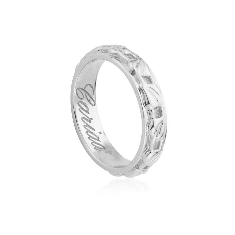 Clogau Tree of Life 9ct White Gold 5mm Wedding Ring D - S