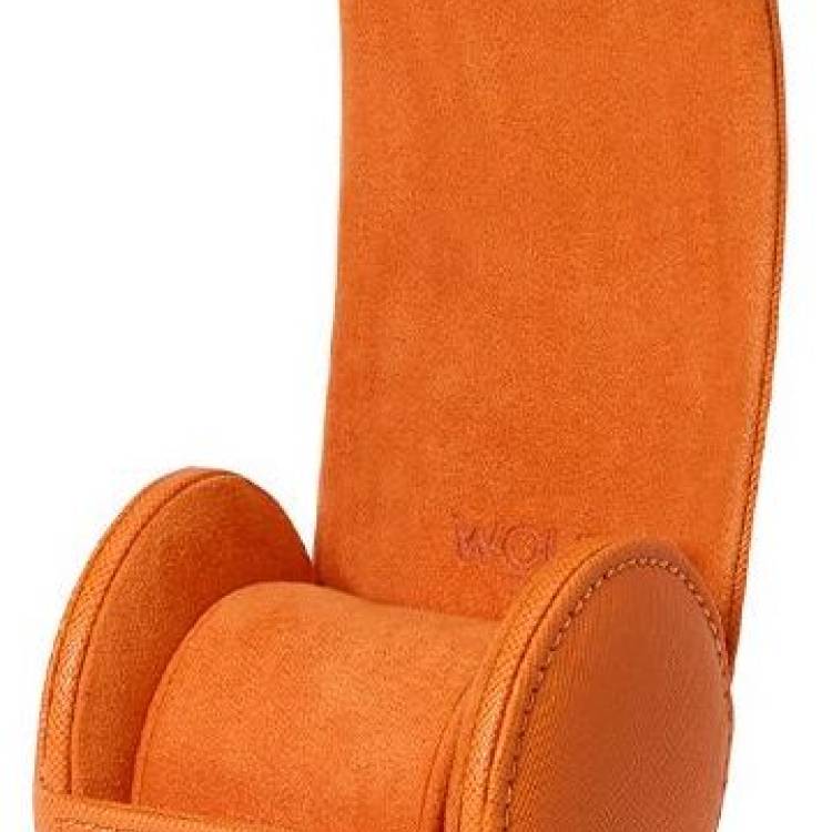 WOLF Watch Roll Black Tutti Frutti Orange