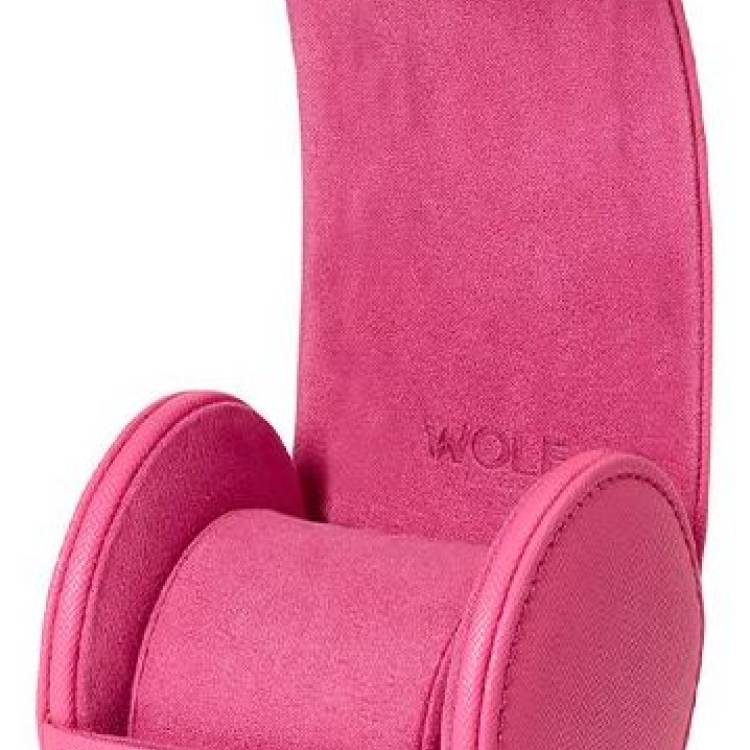 WOLF Watch Roll Black Tutti Frutti Pink