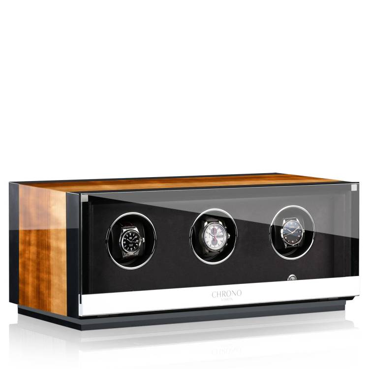 Chronovision Watch Winder Ambiance III Aurosso High Gloss Black High Gloss - Black