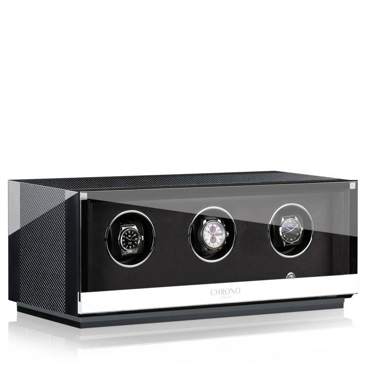 Chronovision Watch Winder Ambiance III Carbon Black High Gloss - Black