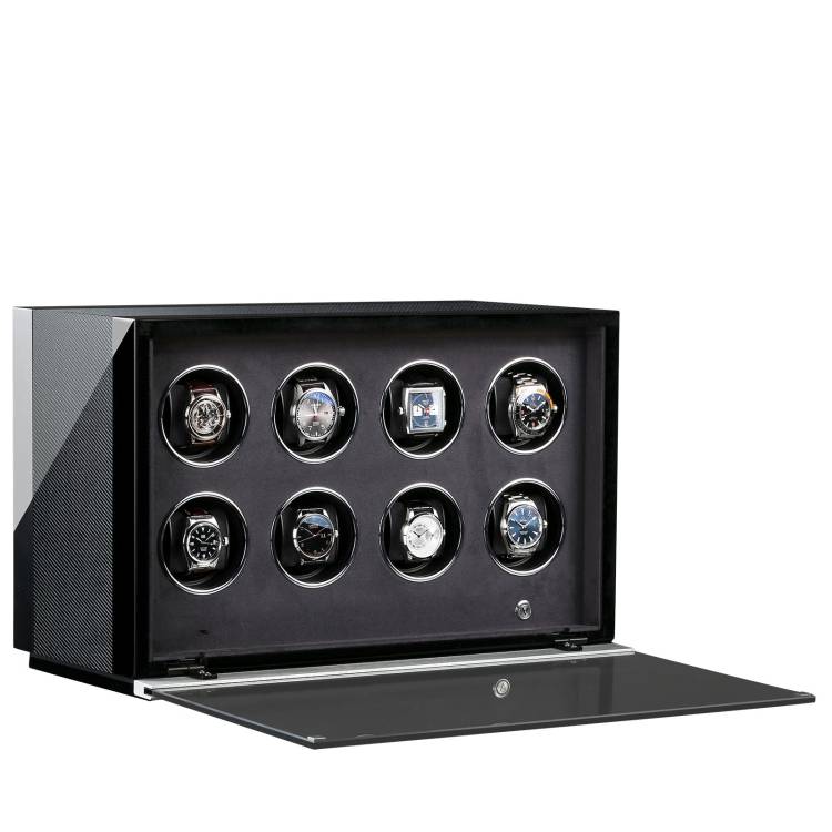 Chronovision Watch Winder Ambiance VIII Carbon Black High Gloss - Black