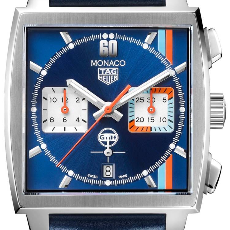 TAG Heuer Watch Monaco Gulf Heuer 02 Special Edition - Blue