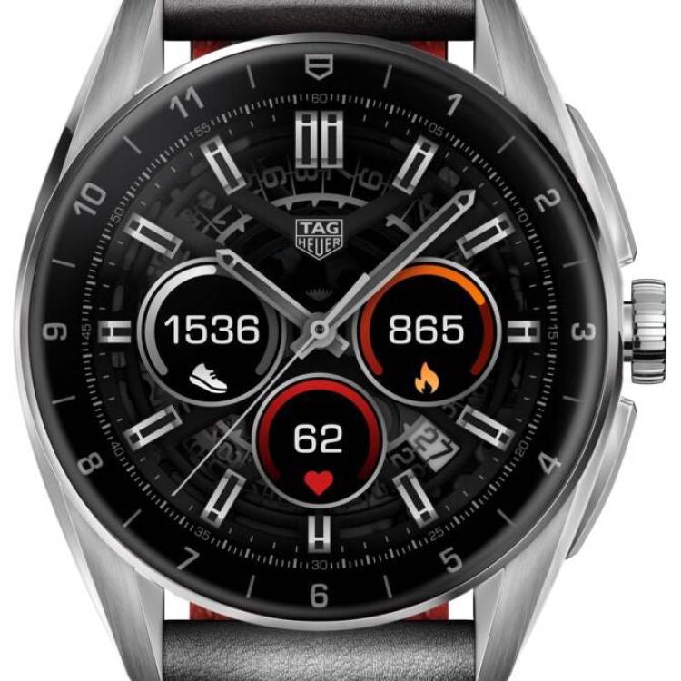 TAG Heuer Watch Connected Calibre E4 42 Black Leather