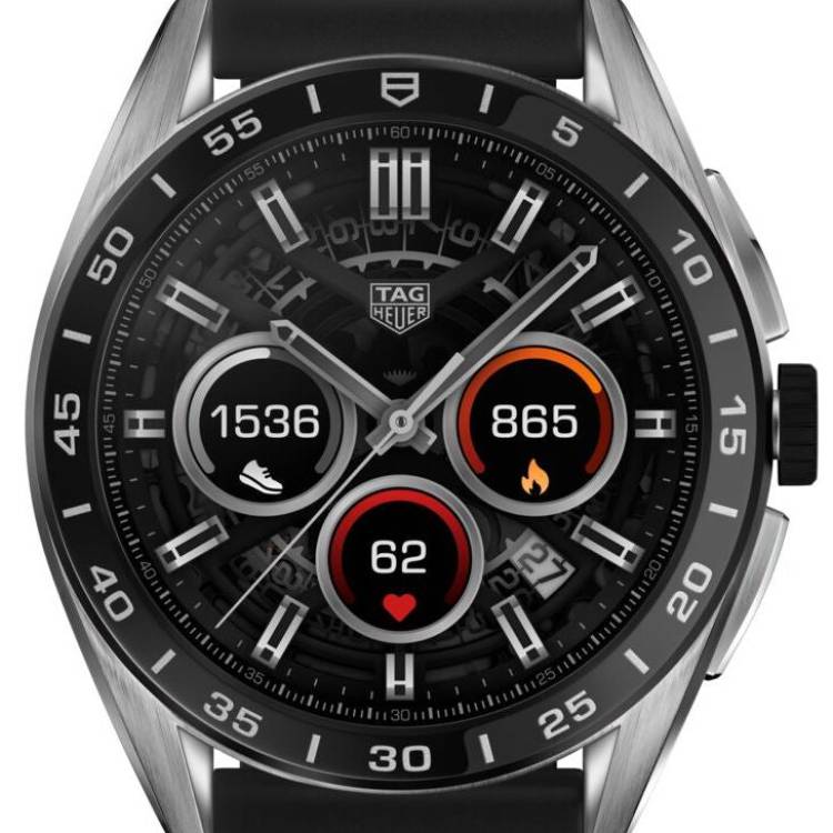 TAG Heuer Watch Connected Calibre E4 Black 45 Rubber - Black