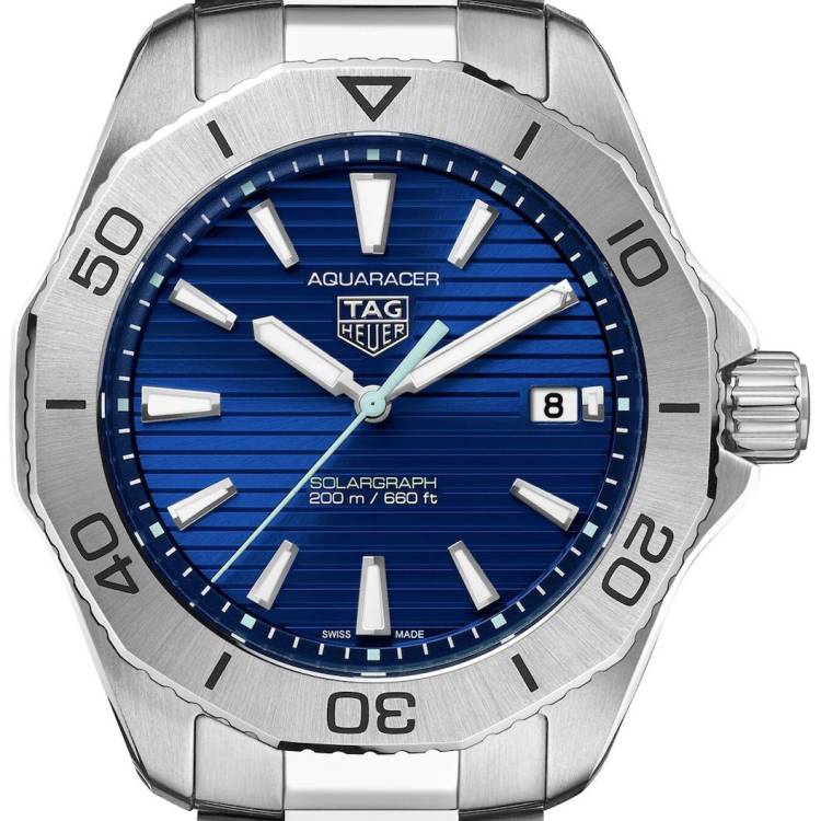 TAG Heuer Watch Aquaracer Professional 200 Solargraph Blue