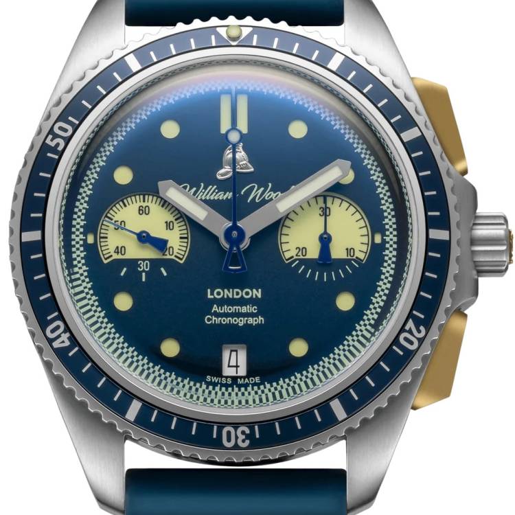William Wood Watch Triumph Oxygen Blue Fire Hose