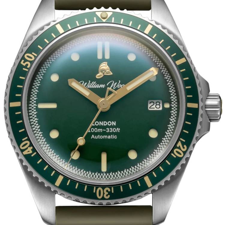 William Wood Watch Valiant Green Fire Hose