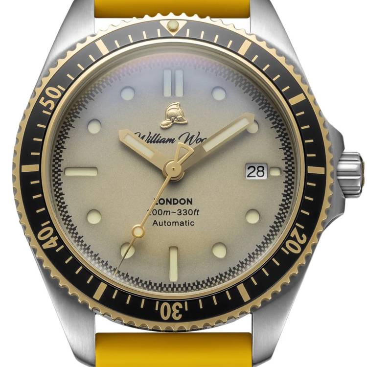 William Wood Watch Valiant White Yellow Fire Hose