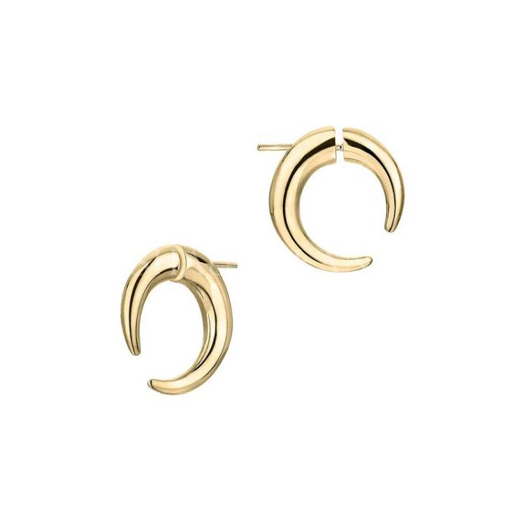Shaun Leane Talon 18ct Yellow Gold Plated Sterling Silver Small Hoop Earring - Gold
