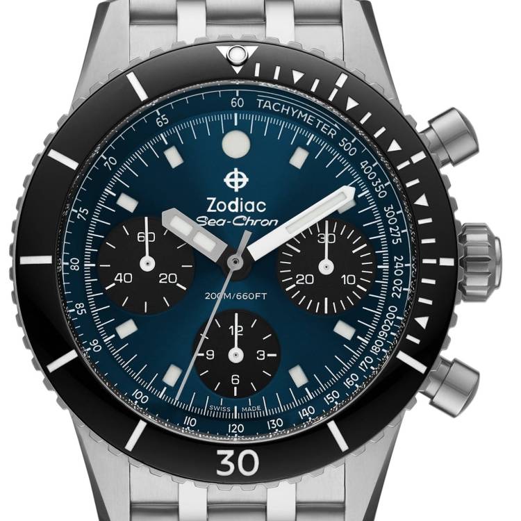 Zodiac Watch Sea-Chron Blue