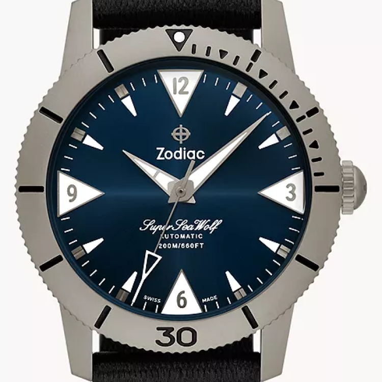 Zodiac Watch Super Sea Wolf Titanium Skin Diver