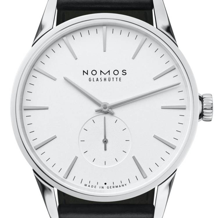 Nomos Glashutte Watch Zurich Sapphire Crystal - White