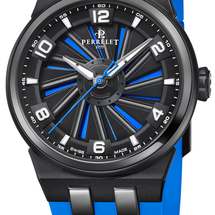 Perrelet Watch Turbine Titanium 41 Blue