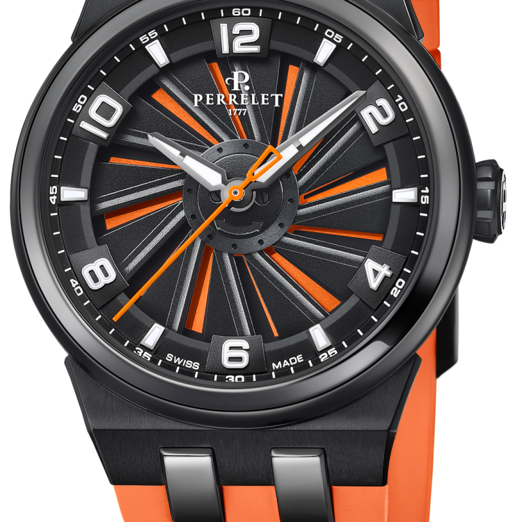 Perrelet Watch Turbine Titanium 41 Orange