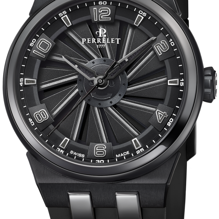 Perrelet Watch Turbine Titanium 41 Black