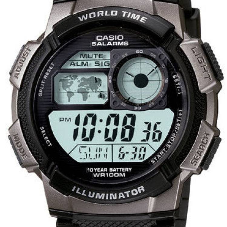 Casio Watch Illuminator Alarm