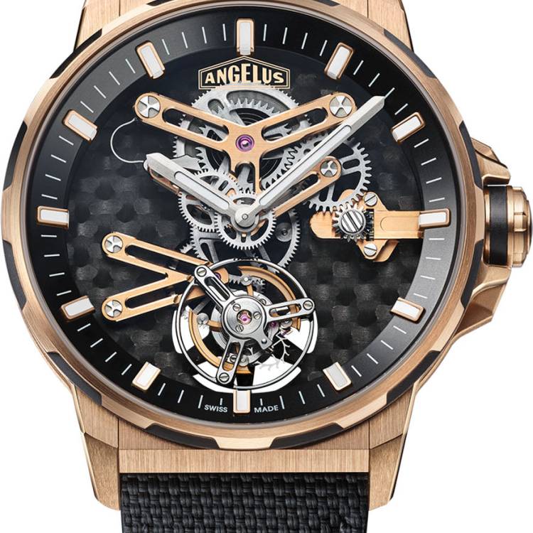 Angelus Watch Gold Carbon Flying Tourbillon Limited Edition