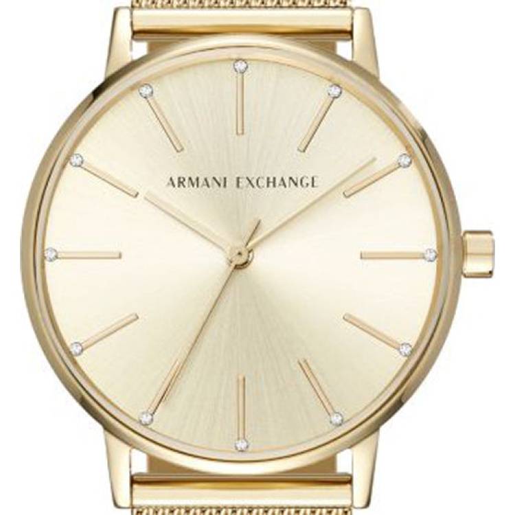 Armani Exchange Watch Ladies - Gold