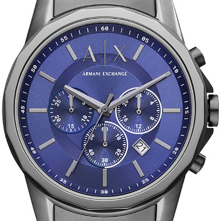 Armani Exchange Watch Banks Mens - Blue