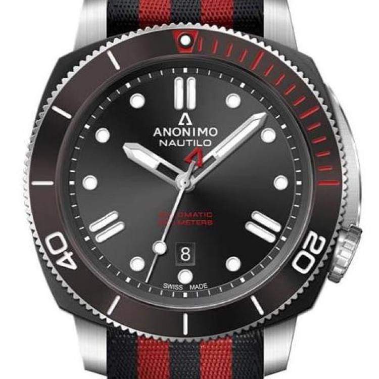 Anonimo Watch Nautilo Sailing Limited Edition - Black