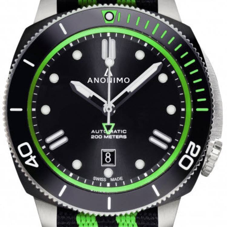 Anonimo Watch Nautilo Mens - Black